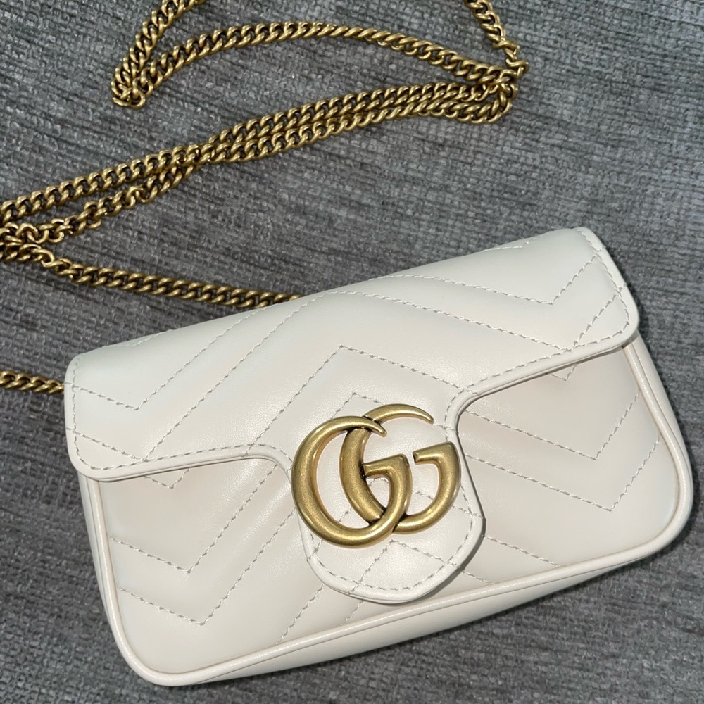 GUCCI Marmont leather Chain bag